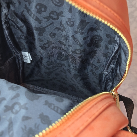 Disney Parks Loungefly Pumpkin Mickey Mini Backpack - Picture 9 of 12